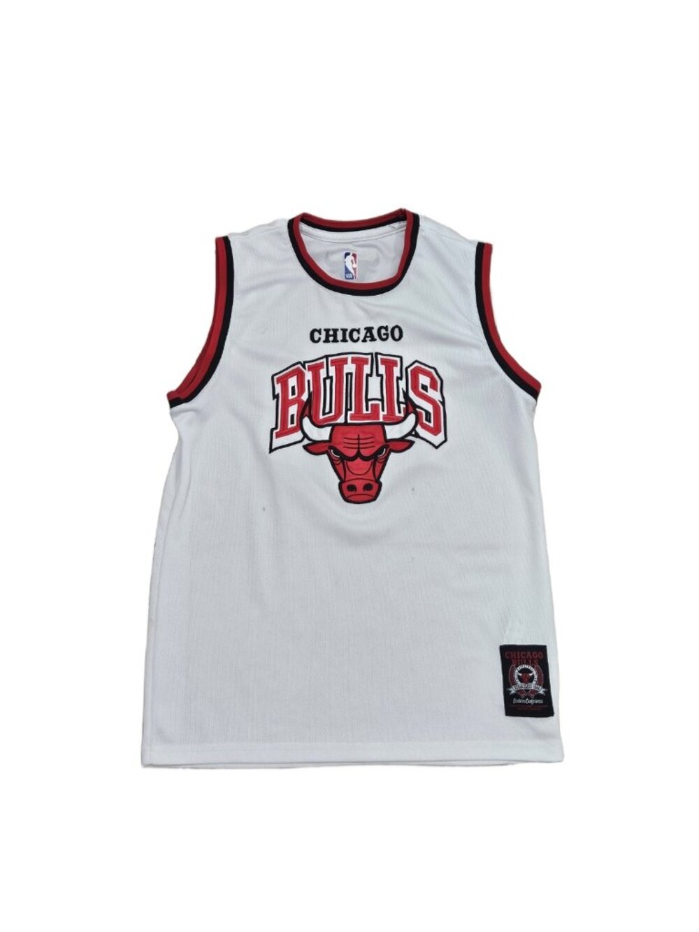 Chicago Bulls NBA Jersey Youth L 14-16 White